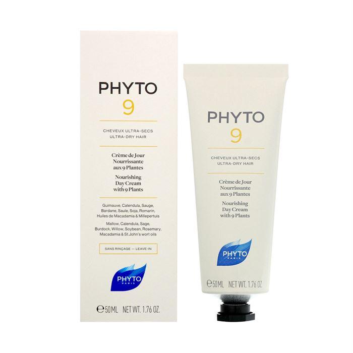 Phyto 9 Nourishing Day Cream with 9 Plants 50 ml - Çok Kuru Saçlar için Besleyici Krem