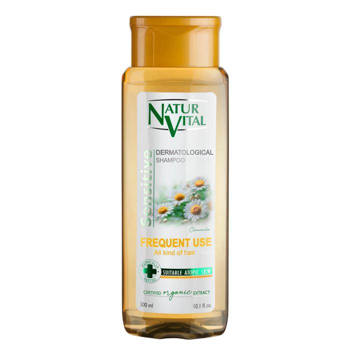 NaturVital Sensitive Frequent Use Camomile Shampoo 300 ml - Şampuan