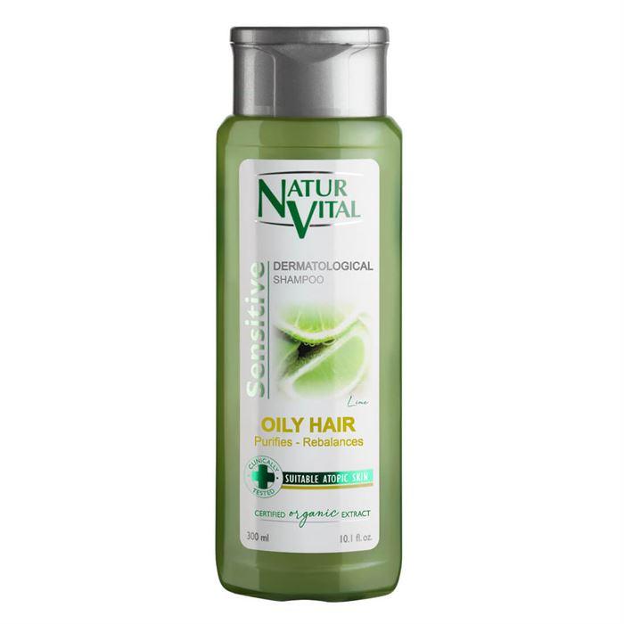 NaturVital Sensitive Oily Hair Shampoo 300 ml - Yağlı Saçlar İçin Şampuan