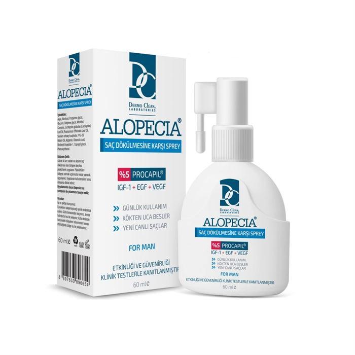 Alopecia Anti Hair Loss Serum Dermal Spray 60 ml - %5 Procapil Saç Serumu