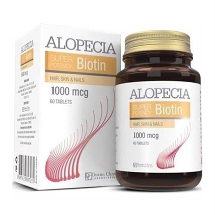 Alopecia Super Potency Biotin 1000 mcg 60 Tablet - Saç Bakım Tableti