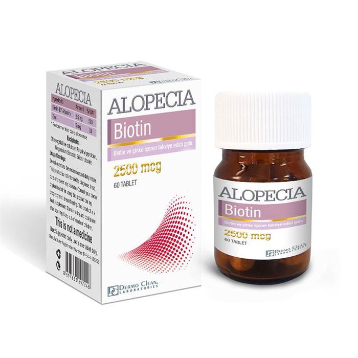 Alopecia Super Potency Biotin 2500 mcg 60 Tablet - Saç Bakım Tableti