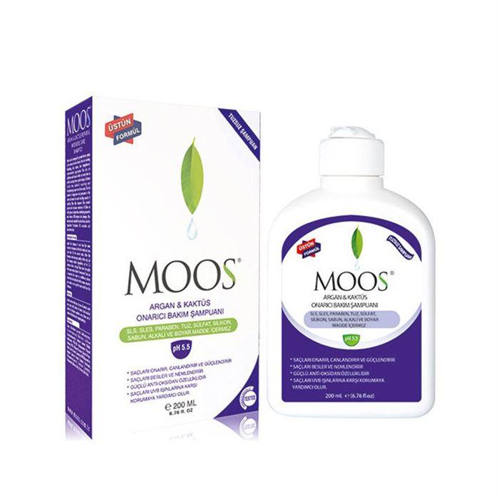 Moos Argan ve Kaktüs Onarıcı Bakım Şampuan 200 ml
