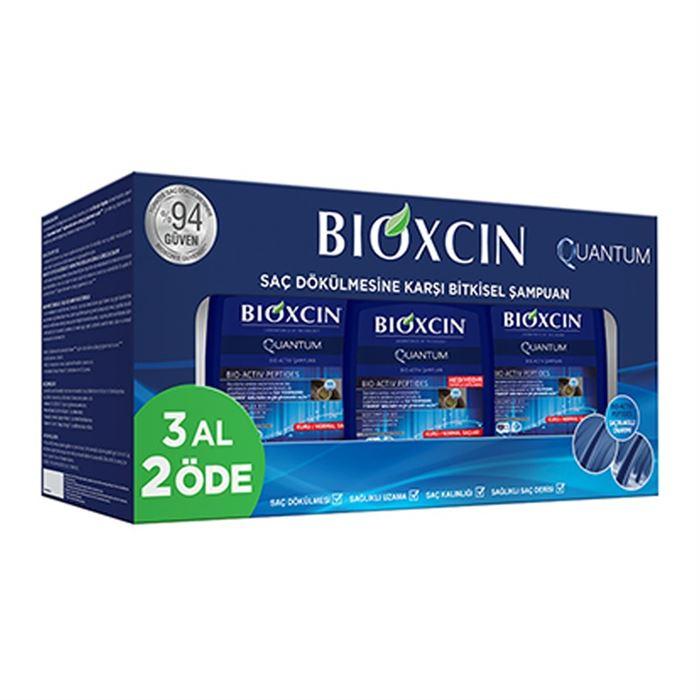 Bioxcin Quantum 3 AL 2 Öde Kuru ve Normal Saçlar İçin Şampuan - Dökülen Saçlar