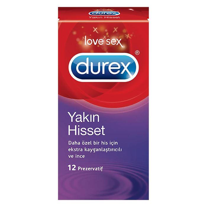 Durex Yakın Hisset 12li Prezervatif - Ekstra Kayganlaştırıcı