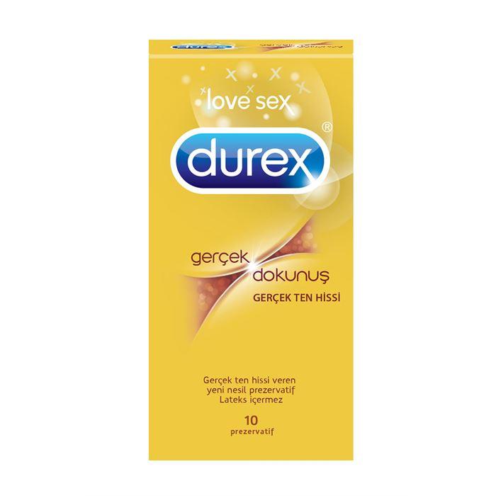 Durex Gerçek Dokunuş 10'lu Prezervatif - Ten Hissi 