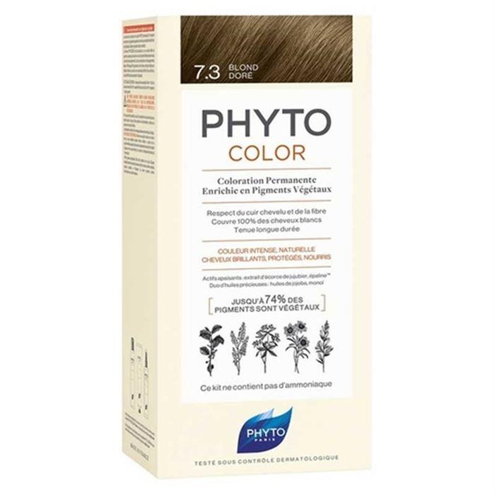 Phyto Phytocolor Bitkisel Saç Boyası 7.3 - Kumral Dore Saç Boyası Yeni Formül