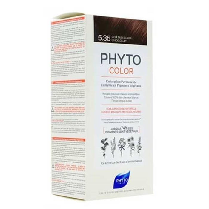 Phyto Phytocolor Bitkisel Saç Boyası 5.35 - Açık Kestane Dore Akaju Yeni Formüllü