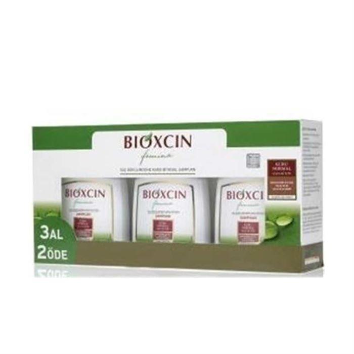 Bioxcin Femina 3 Al 2 Öde Kuru ve Normal Saçlar için Şampuan 3 x 300 ml