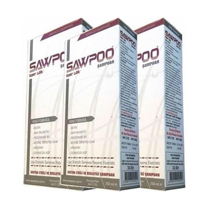 Sawpoo Şampuan 300 ml - Üç Adet