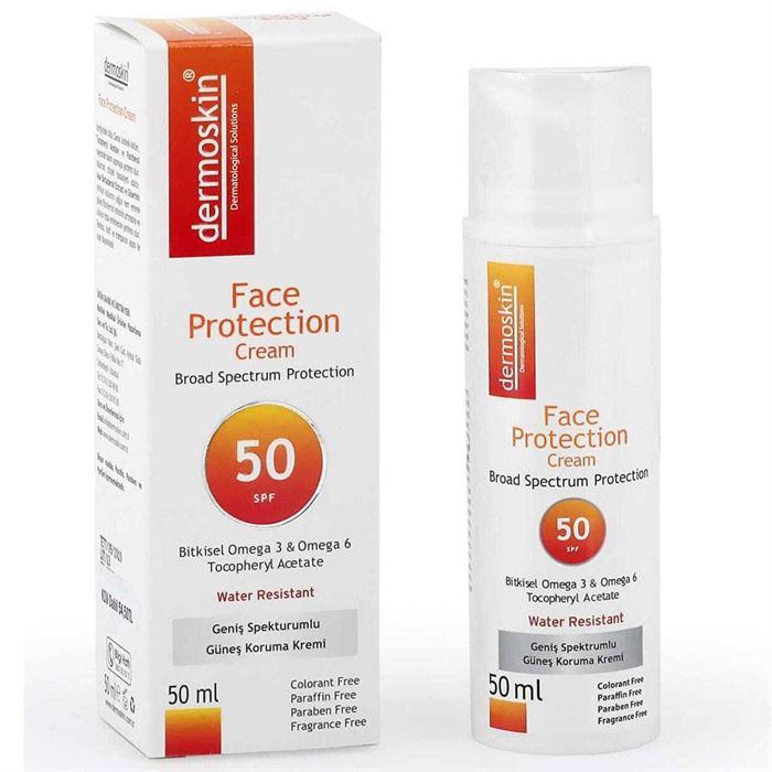 Dermoskin Face Protection SPF 50+ Cream 50 ml Yüz Güneş Kremi