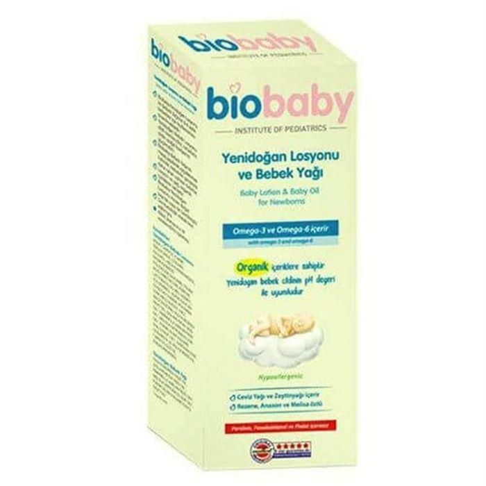 Biobaby Yenidoğan Losyonu ve Bebek Yağı 15 ml Losyon + 15 ml Yağ