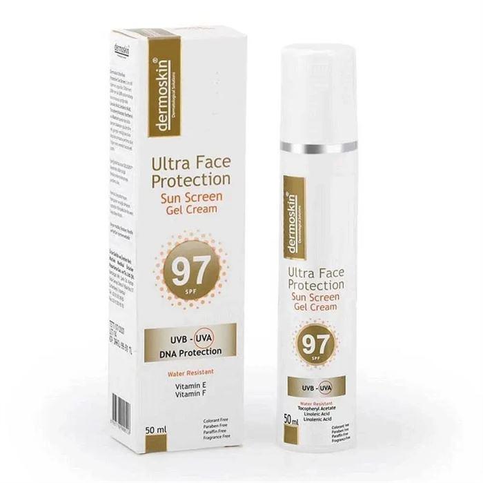 Dermoskin Sun Screen Ultra Face Protection 97+ Gel Cream 50 ml Güneş Kremi