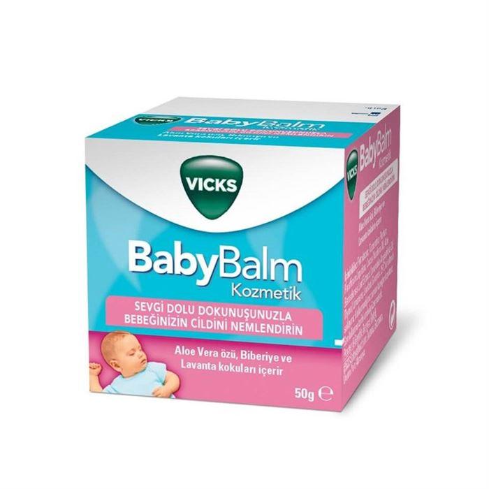 Vicks BabyRub Bebekler için Nemlendirici 50gr - Rahatlatıcı Bakım Kremi