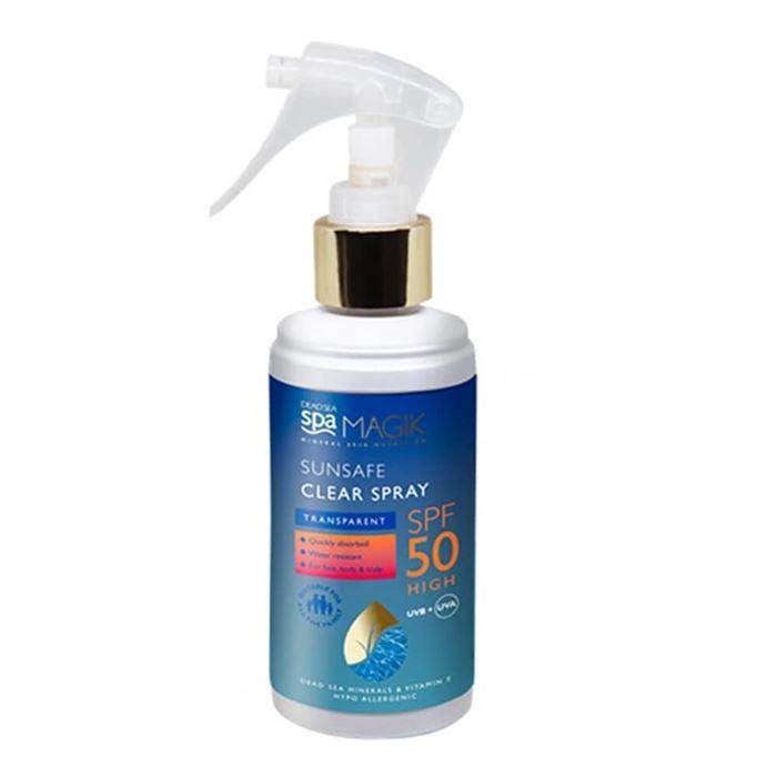 Dead Sea Spa Magik Sunsafe Clear Spray Spf50 150ml - Anti Aging Güneş Spreyi