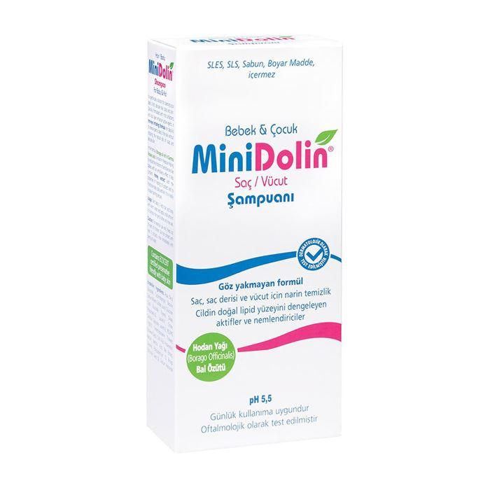 MiniDolin Bebek Saç Ve Vücut Şampuanı 250ml - Nemlendirici Şampuan