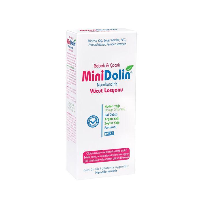 MiniDolin Bebek Vücut Losyonu 250ml  - Nemlendirici Bebek Losyonu