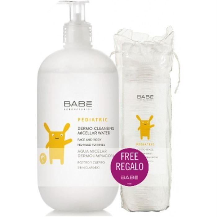 Babe Pediatric Yüz ve Vücut için Temizleme Suyu 500ml + Pamuk hediye - Bebek ve Çocuk