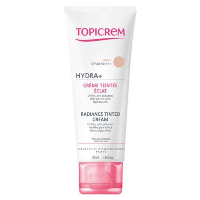 Topicrem Hydra+Radiance Tinted Cream SPF 40 Light 40 ml