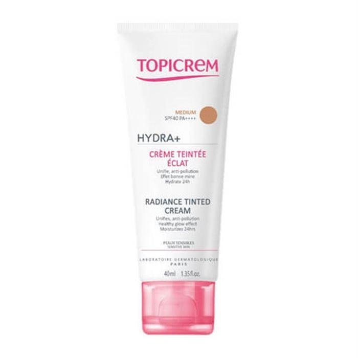 Topicrem Hydra+Radiance Tinted Cream SPF 40 Medium 40 ml