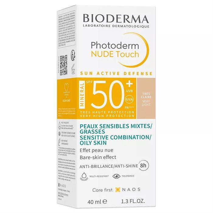 Bioderma Photoderm Nude Touch Spf 50+ Light Renkli Güneş Koruyucu 40ml