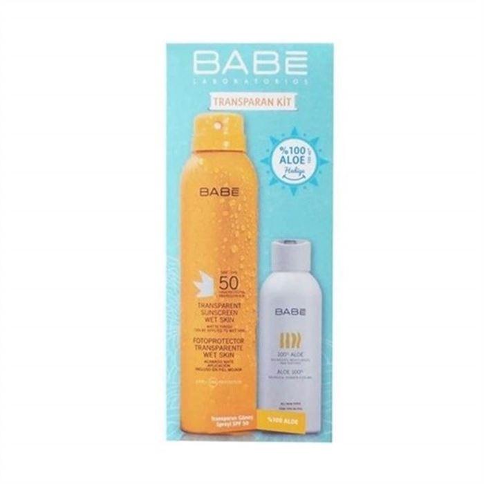 Babe Transparent Sunscreen Wet Skin Spf50+ 200 ml - Aloe Jel Hediye