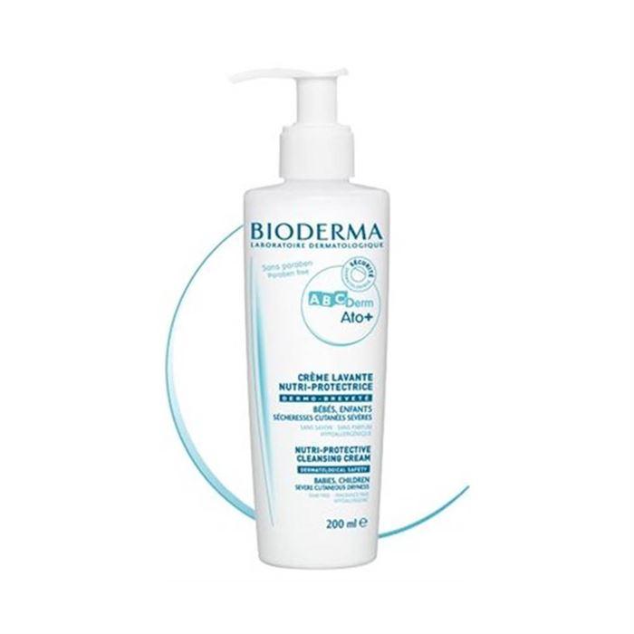 Bioderma ABCDerm Ato+ Cleanser Cleansing Cream 200 ml Yüz ve Vücut Temizleme Kremi