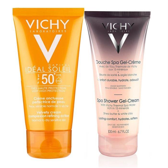Vichy Ideal Soleil Velvety Cream SPF 50+ 50 ml – Duş Jeli Hediye