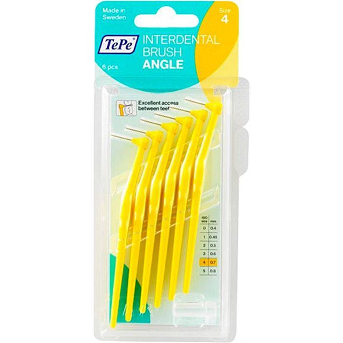 Tepe Angle Arayüz Diş Fırçası 0.7mm Sarı 6 lı Paket