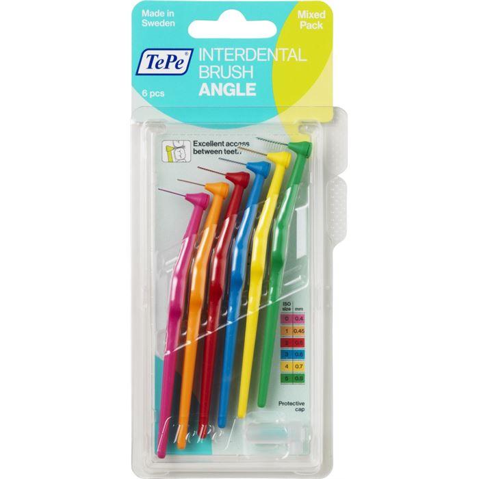 Tepe Angle Karışık Arayüz Diş Fırçaları 6 lı Paket
