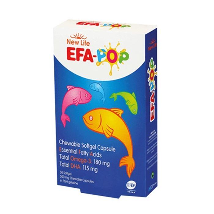 New Life Efa-Pop Omega 3 Çiğneme Kapsülü