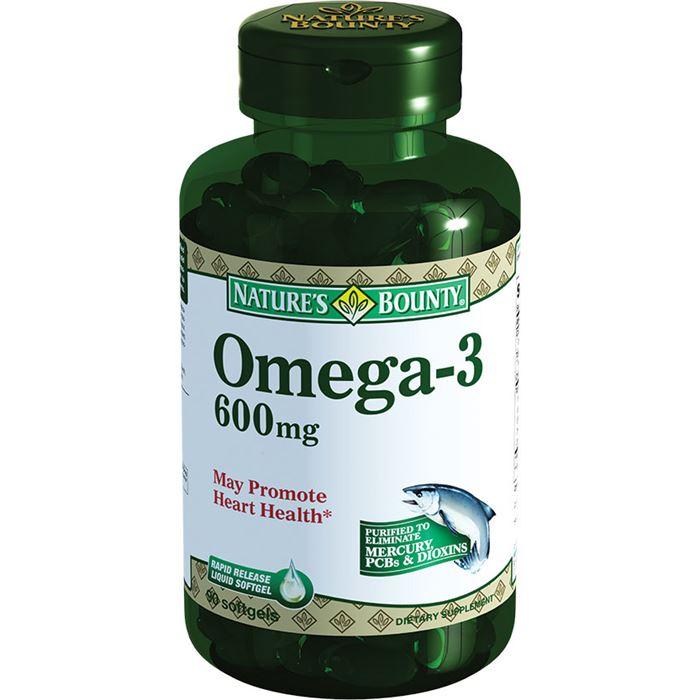 Nature's Bounty Omega-3 600 mg 90 Softgel