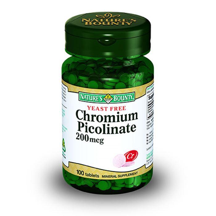 Nature's Bounty Chromium Picolinate 100 Tablet