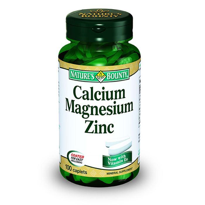 Nature's Bounty Calcium Magnesium Zinc + D3 100 Kaplet