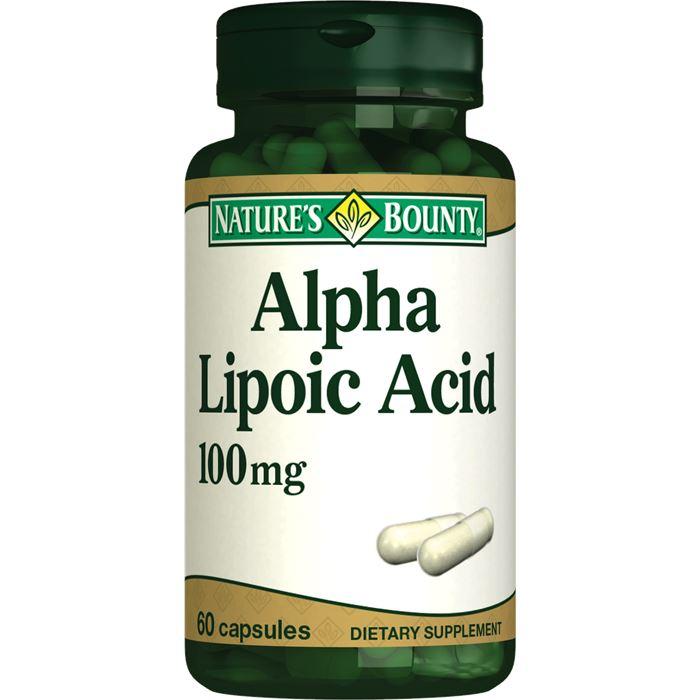 Nature's Bounty Alpha Lipoic Acid 60 Kapsül