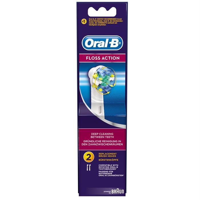 Oral-B Floss Action Şarjlı Diş Fırçası Başlığı 2 Adet