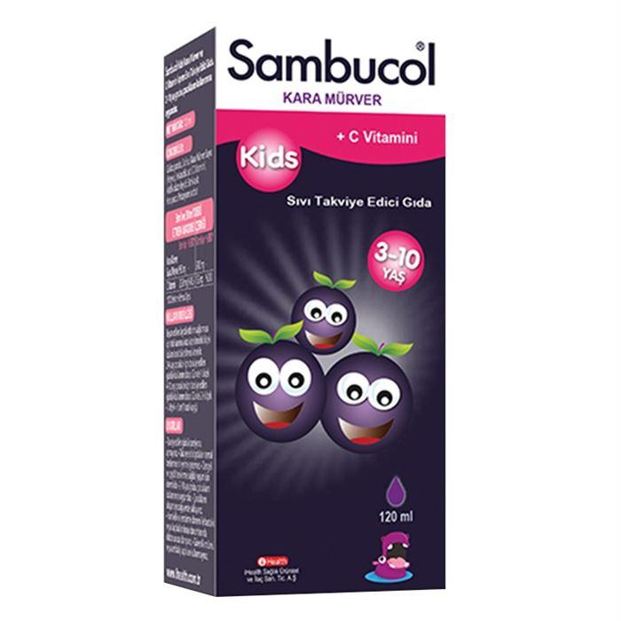 Sambucol Kids 112 Likit + Vitamin C 120ml - Takviye Edici Gıda