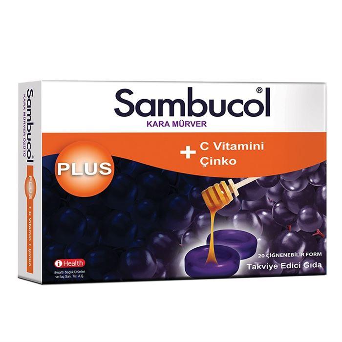 Sambucol Plus Vitamin C + Zinc Pastil - Takviye Edici Gıda