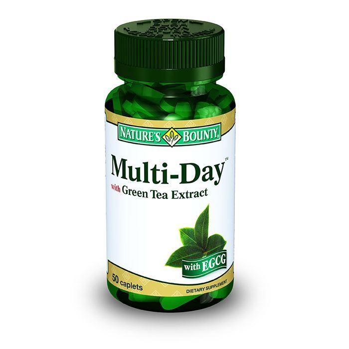 Nature's Bounty Multi-Day With Green Tea Extract 50 Caplets