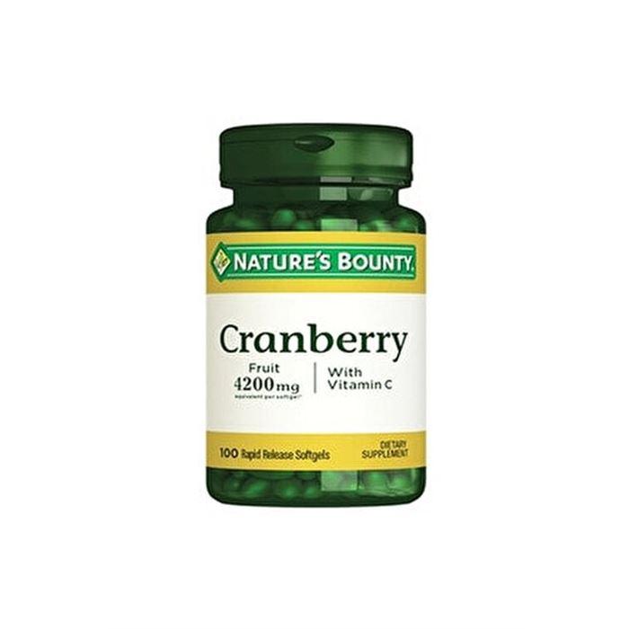 Nature's Bounty Cranberry Plus Vitamin C 100 Softgel - Takviye Edici Gıda
