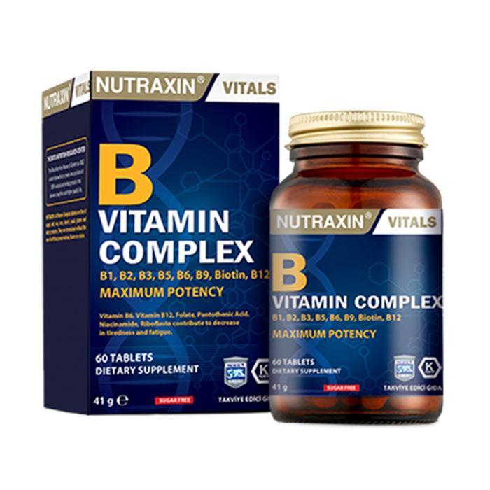 Nutraxin B Vitamin Complex 60 Kapsül - B Vitamini