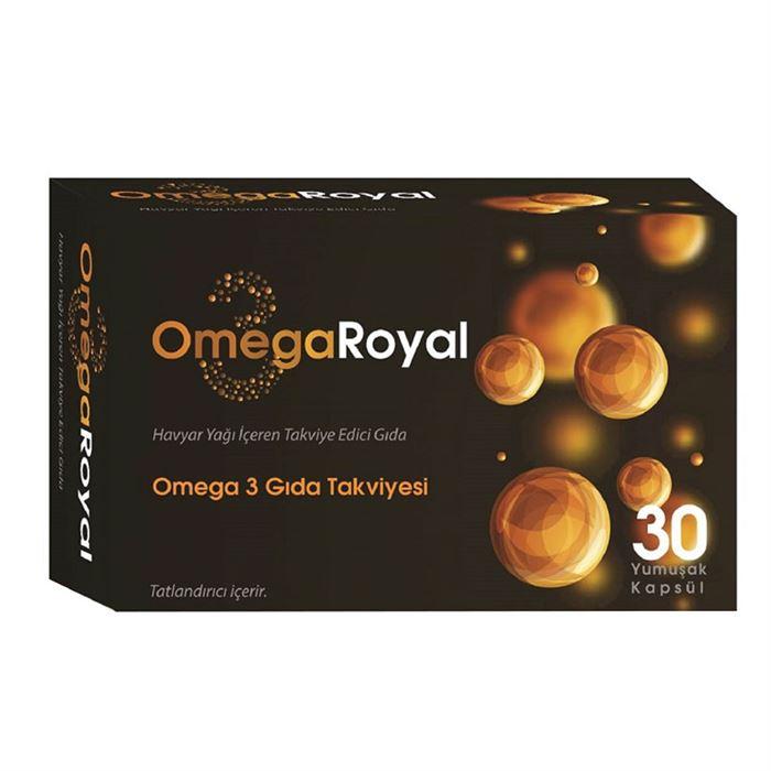 Omega Royal Kapsül 30 Yumuşak Kapsül - Omega 3 Gıda Takviyesi
