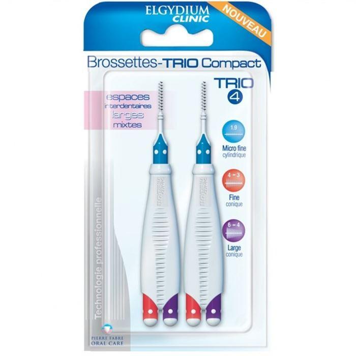 Elgydium Trio Compact Mixt Large Diş Arası Fırçası - Büyük Diş Arası Fırçası