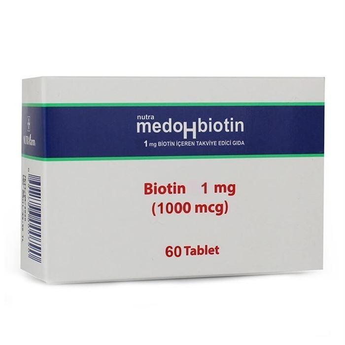 Nutrafarm MedoHbiotin Biotin 1000 Mcg 60 Tablet