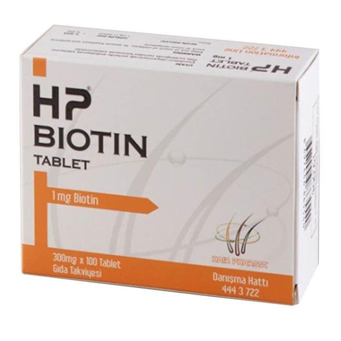 HP Biotin 1 mg 100 Tablet - Saç ve Tırnak Besleyici