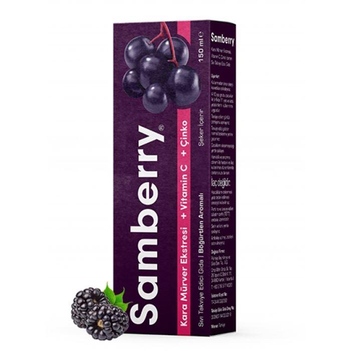 Samberry Şurup 150ml - Karamürver Şurubu