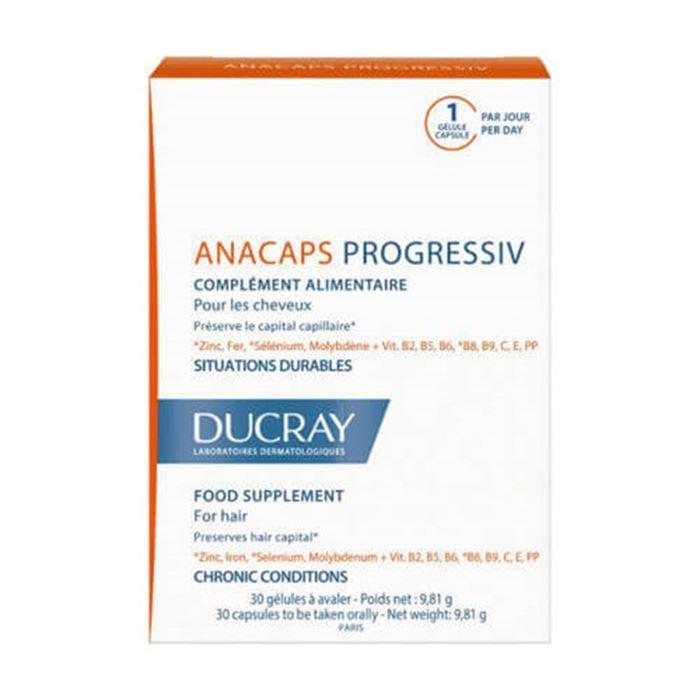 Ducray Anacaps Progressiv 30 Kapsül - Takviye Edici Gıda