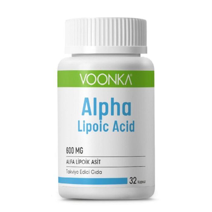 Voonka Alpha Lipoic Acid 600mg 32 Kapsül - Alfa Lipolik Asit