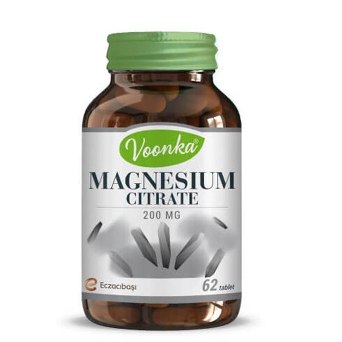 Voonka Magnesium Citrate 62 Kapsül - Magnezyum Sitrat