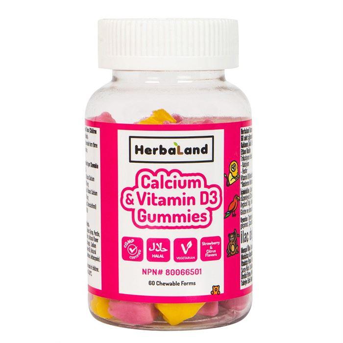 Herbaland Kids Calcium with Vitamin D3 60 Adet - D3 Vitamini